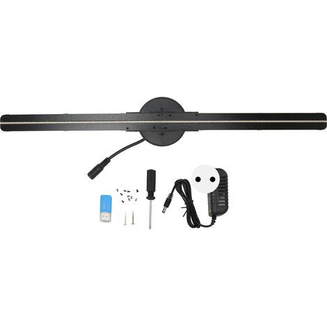 Ventilateur 3D Hologramme 16.5in 2000x224 WiFi Projecteur 3D avec 224 perles de lumière LED 100-240V (1/5)