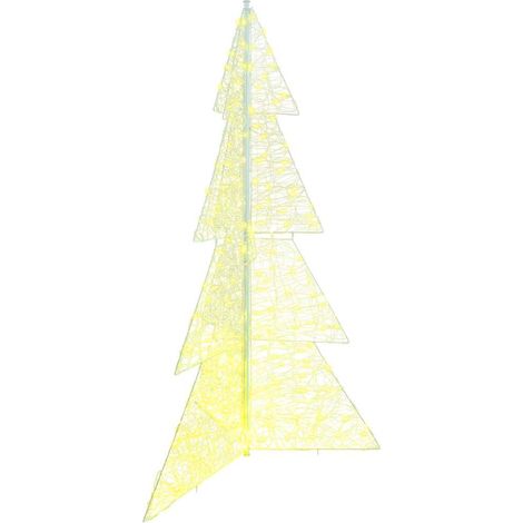 Árbol de Navidad con 240 LED Cálido 180 cm Acrílico vidaXL (1/5)