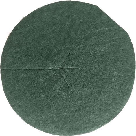 Protection végétale non-tissée Eco-friendly weed barrier mat Diamètre 13,7 cm 5g Coloris noir, vert foncé, rouge, vert, orange (1/5)