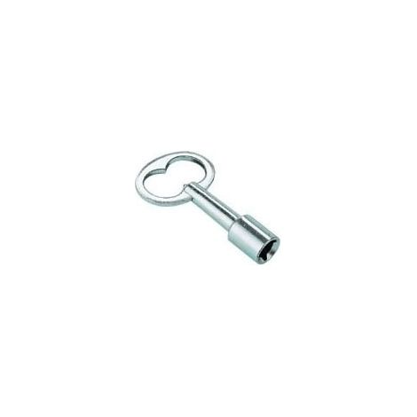 Clé femelle edf acier - Matériau : Acier - Longueur : 80 mm - Décor : Zingué - ITAR (1/2)