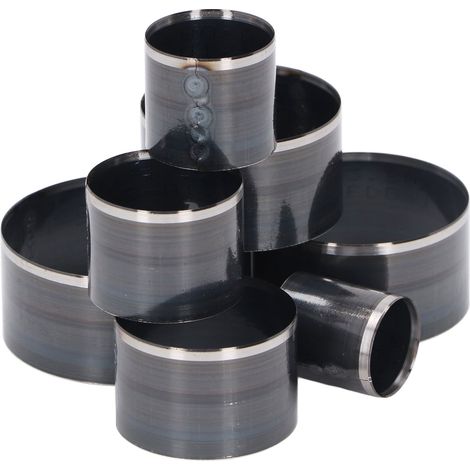 Ensemble de 7 matrices de découpe pour cuir, forme ronde, pour travaux manuels (1/5)