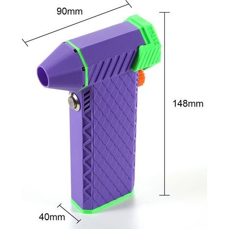 Portable Cordless Fan 110,000 RPM – Powerful Hair Dryer & Automatic Blow Dryer, 4 Speeds, 5000 mAh Battery (1/2)