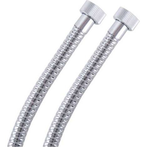 Flexible de ducha cromado F/F 1/2" 150 Doble tuerca