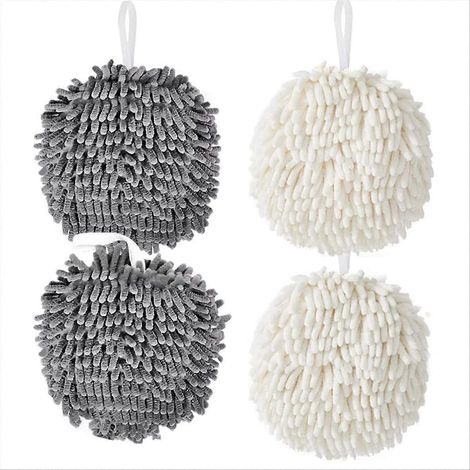Chenille suspendu essuie principal suspendu absorbant doux Hand Bath serviette (1/5)