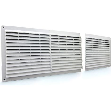 Rejilla de plástico blanca serie CU modular Blanco Central Blanco Central (1/5)
