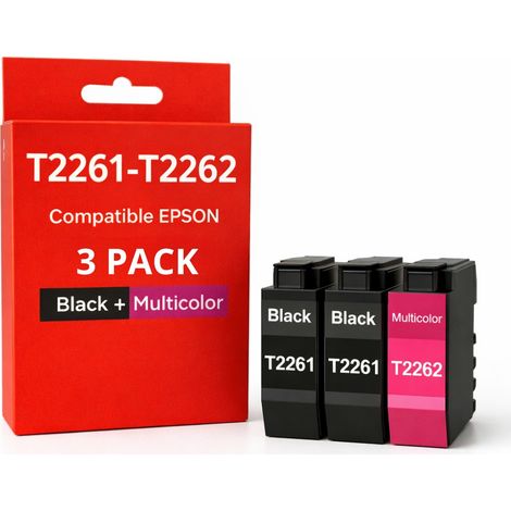 Pack de Cartouches Compatibles EPSON T2261-T2670 pour Imprimantes WorkForce WF-100W, WF-110W