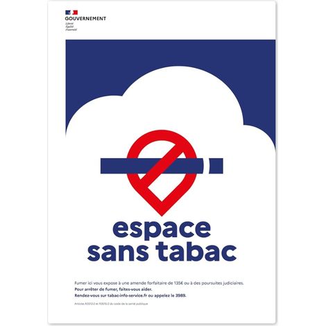 Space Sign – No Smoking A4 Size – Polypropylene Thickness 0.8 mm (PP, A4) (1/5)