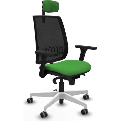 Chaise de bureau piqueras y crespo Alares noir blanc confort (1/2)
