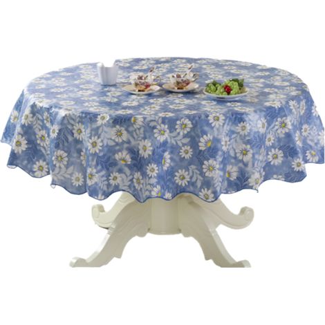 1 nappe ronde - Bleu océan - 152 cm de diamètre (1/5)
