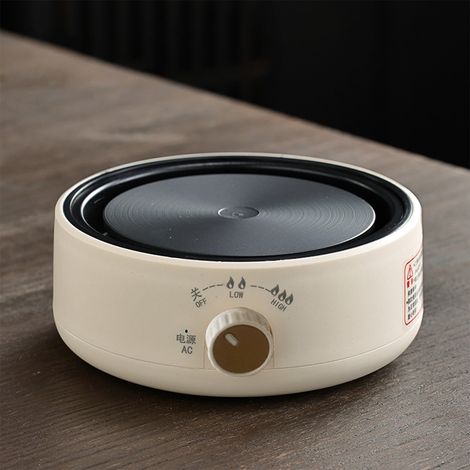 Plaque Chauffante Electrique - 15 x 11 x 7 cm - 110 V - Tablette Ceramique Portable Pour Eau, Thé, Café - 1 Piece (1/5)
