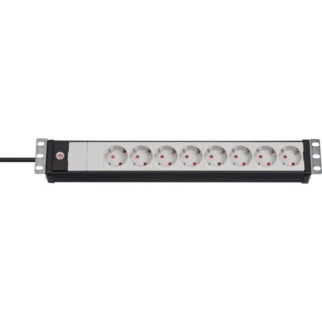 Multipresa Brennestuhl Premium-Line 19" 8-slot nero/grigio [1156057028] (1/5)