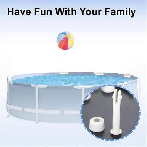 Lot de 36 goupilles de jonction et joints en caoutchouc pour piscines Intex de 13 à 24 pouces ()