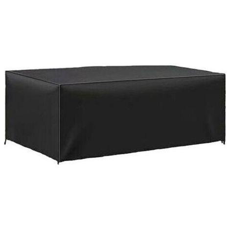 Housse Table de Jardin 180 x 120 x 74cm, Housse de Protection Bâche Résistante aux Intempéries et aux Déchirures 420D Oxford pour Mobilier Salon de Jardin (1/4)