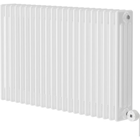 Wholesale Domestic Colosseum White 600mm x 988mm Horizontal Digital Thermostatic Electric Quadruple Column Radiator (1/5)