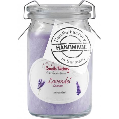 Candle Factory Baby Jumbo Lavendel Duftkerze Dekokerze 308042