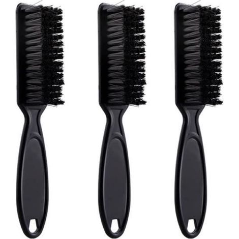 Brosse de nettoyage - Non spécifié - Lot de 3 - Nylon - Poignée antidérapante - Idéale pour tondeuse (1/4)