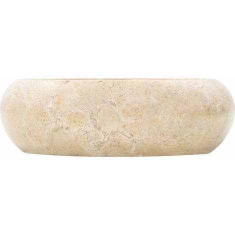 Maison Exclusive - Lavabo 40 x 12 cm Marbre Crème (1/5)