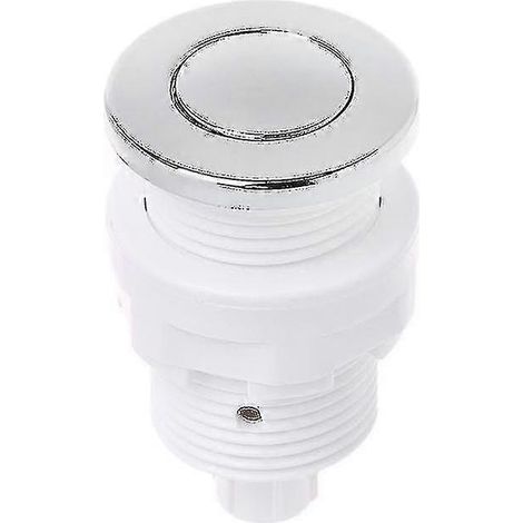Bouton-poussoir pneumatique 28 mm/32 mm pour broyeur d'évier de baignoire ou de spa (1/3)