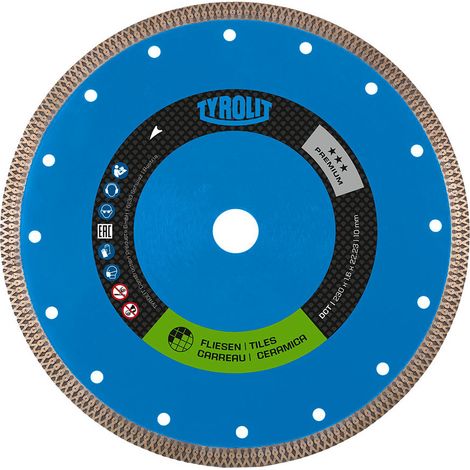 Tyrolit Disque à tronçonner professionnel 115 mm argenté (1/3)