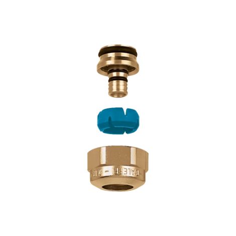 Raccordo a diametro autoadattabile per tubi in plastica Caleffi 6800 9÷9,5 - 14÷16