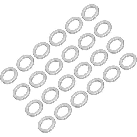 60-teiliges Unterlegscheiben-Set aus Edelstahl, flach, 6 mm Innendurchmesser, 9 mm Außendurchmesser, Zubehörset für Wartungszwecke 4807-0609-0250 (1/5)