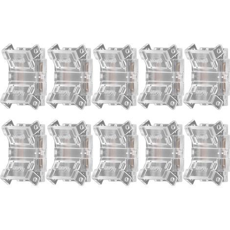 de 10 connecteurs pour rubans LED 2 broches de 10 mm
