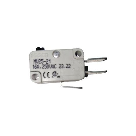 Microrupteur à bouton poussoir RS PRO, Connexion rapide, SPDT, 10 A @ 250 V CA 250V ( Prix pour 1 )