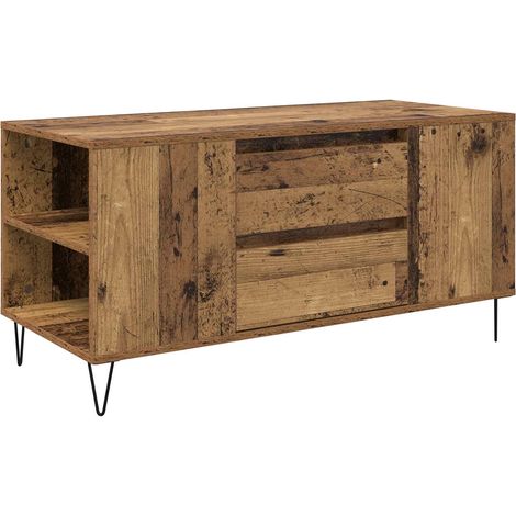 Maison Exclusive - Couchtisch Altholz 102 x 44,5 x 50 cm Holzwerk
