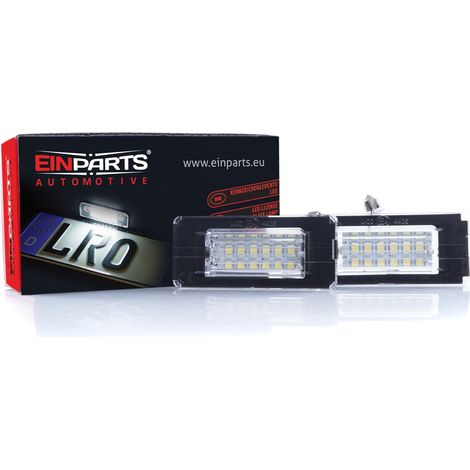 Luces LED para matrícula, 6000 K, blanco frío, 12 V, CANBUS, para MINI R52, R55, R55N, R56, R57, R57N, R58, R59 (1/4)