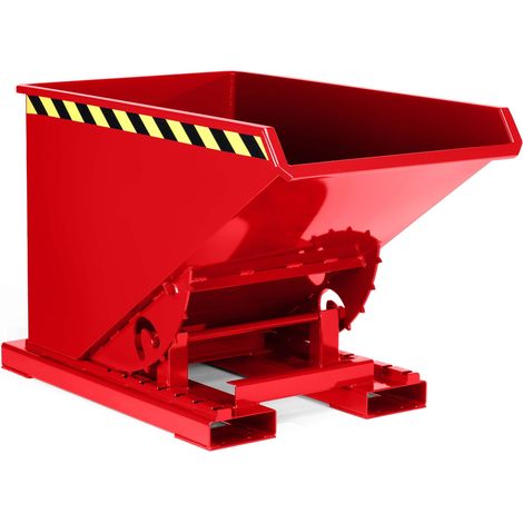 R+R Industrietechnik Abrollkipper Typ RAM-210 1870x1800x1100mm 2100dm³ RAL 3000 Feuerrot