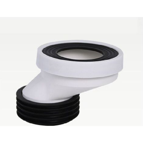 Anschlussstutzen für Toilettenschlauch - Gerader exzentrischer Abflussstutzen (5 cm) (1/2)