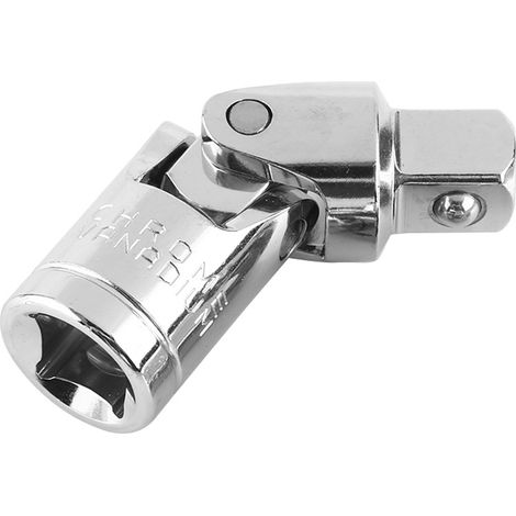 Adaptateur de barre d'extension flexible pivotante à joint universel en acier au chrome-vanadium (1/2") (1/5)