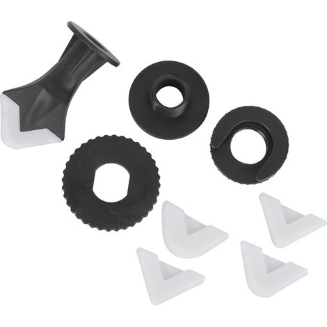Ensemble de 9 outils de finition pour mastic, racleur en silicone, accessoire de quincaillerie pour mastic plastique (1/5)
