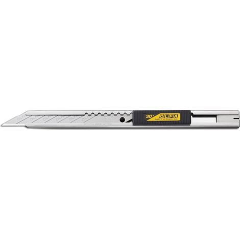 Olfa Cutter Couteau polyvalent de graffiti Olfa SAC-1 - 30° -9x135 mm - argent (1/5)