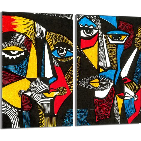 Glasherdplattenschutz 2x30x52 Pop Art (1/5)
