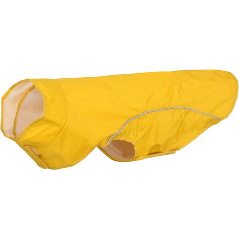 vidaXL Chubasquero para perros con bandas reflectantes amarillo L (1/2)