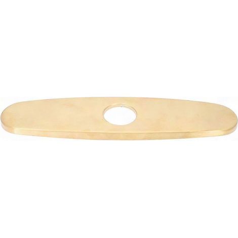 Plaques de recouvrement pour robinet de salle de bain en acier inoxydable doré, résistantes à la corrosion et à l'usure, 1 paire pour usage domestique (1/4)