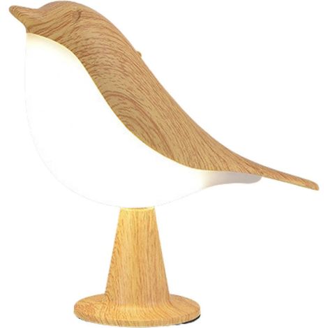 Einzigartige Elster-Lampe – Nachttischlampe mit Vogelmotiv, dimmbar per Touch-Funktion, dreifarbig, ABS/PC, kreative Smart-Fernbedienung (1/5)