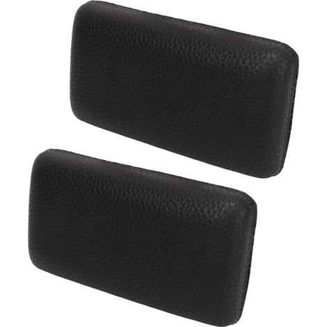 Weiche Autositzkissen aus PU-Mikrofaser für Mittelkonsole, Knie und Ellbogen, schwarz (1/5)