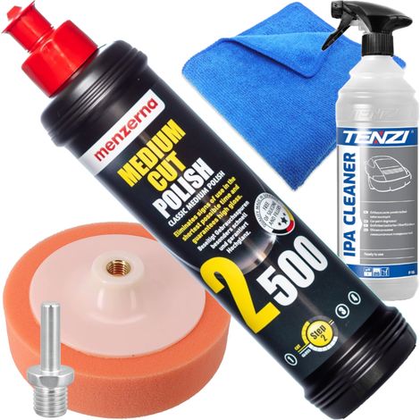 Kit per lucidatura vernice Menzerna MCP 2500 pasta + IPA tenzi + tampone 150mm (1/5)