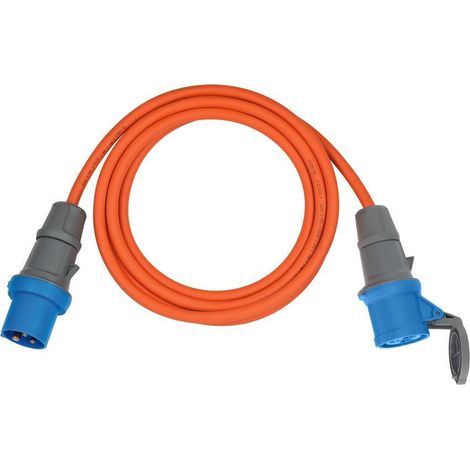 Brennenstuhl 1167650605 Alimentazione Prolunga CEE da campeggio 16 A Arancione 5.00 m H07RN-F 3G 2,5 mm²