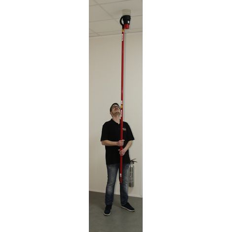 Cordia Incendie – Perche pour peintre 2 brins – Longueur 2,5 m – Compatible avec extension APET0101 – Pour chantiers humides