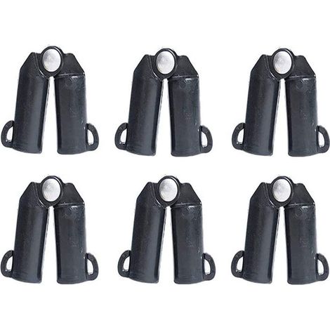 Lot de 6 connecteurs en plastique réglables pour tuteurs de plantes (1/3)