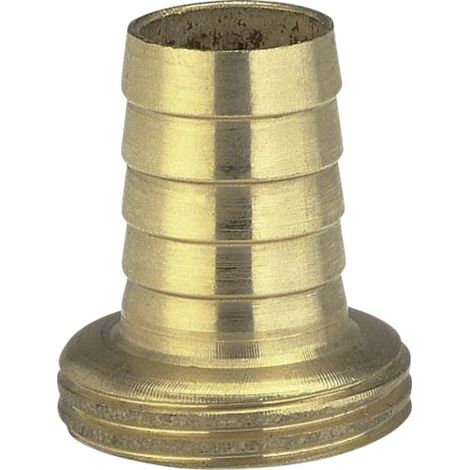 GARDENA 07148-20 Messing Schlauch-Verschraubung 33,25 mm (1") AG, 19 mm (3/4") Ø (1/2)