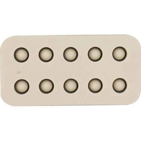 Silikon-Königinnenzellenform – 2 Reihen 96x48x14mm – Veredelung