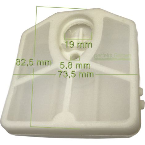 filtre à air pour tronçonneuse MacAllister Fuxtec Scheppach Hyundai Brast Einhell 38cc (1/4)