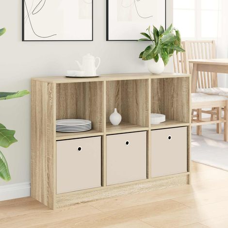 vidaXL Buffet avec tiroir Chêne Sonoma 102 x 32 x 73,5 cm (1/5)