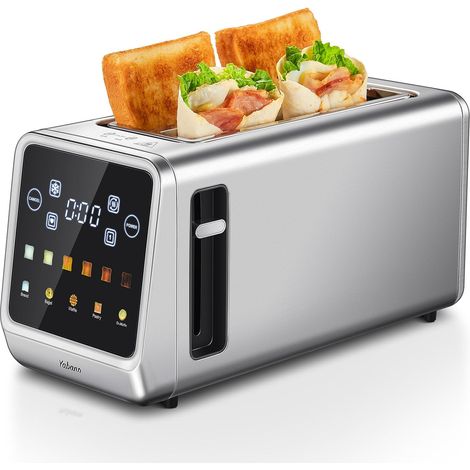 Grille-pain Inox LCD 2 Fentes 1450W (1/2)