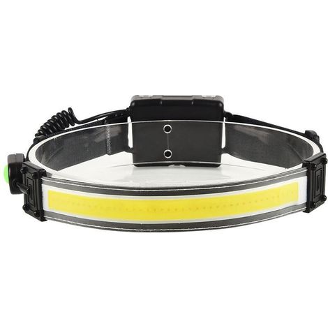 LED Lampe Frontale USB Rechargeable 1200mAh Etanches COB  Lampe Torche Frontale  avec Course à Pied, Camping, Casque de Cyclisme, Poisson, Réparation, Photographier, Enfant Lecture (1/5)