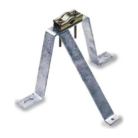 Kit de Fixation Murale Type Cabine d’Ascenseur pour Mât Ø50mm avec 2 Pattes en M 250mm FRACARRO - MEC425CG